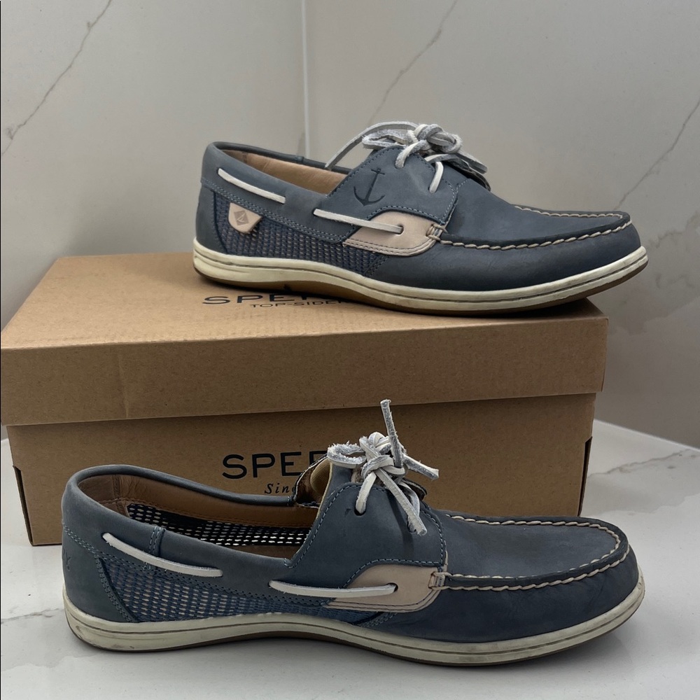 Sperry Top-Sider slate blue loafers